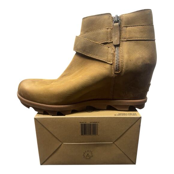 SOREL Leather Brown Boots JOAN of ARCTIC Wedge II Women’s 9.5 Outdoor Active - Picture 5 of 10